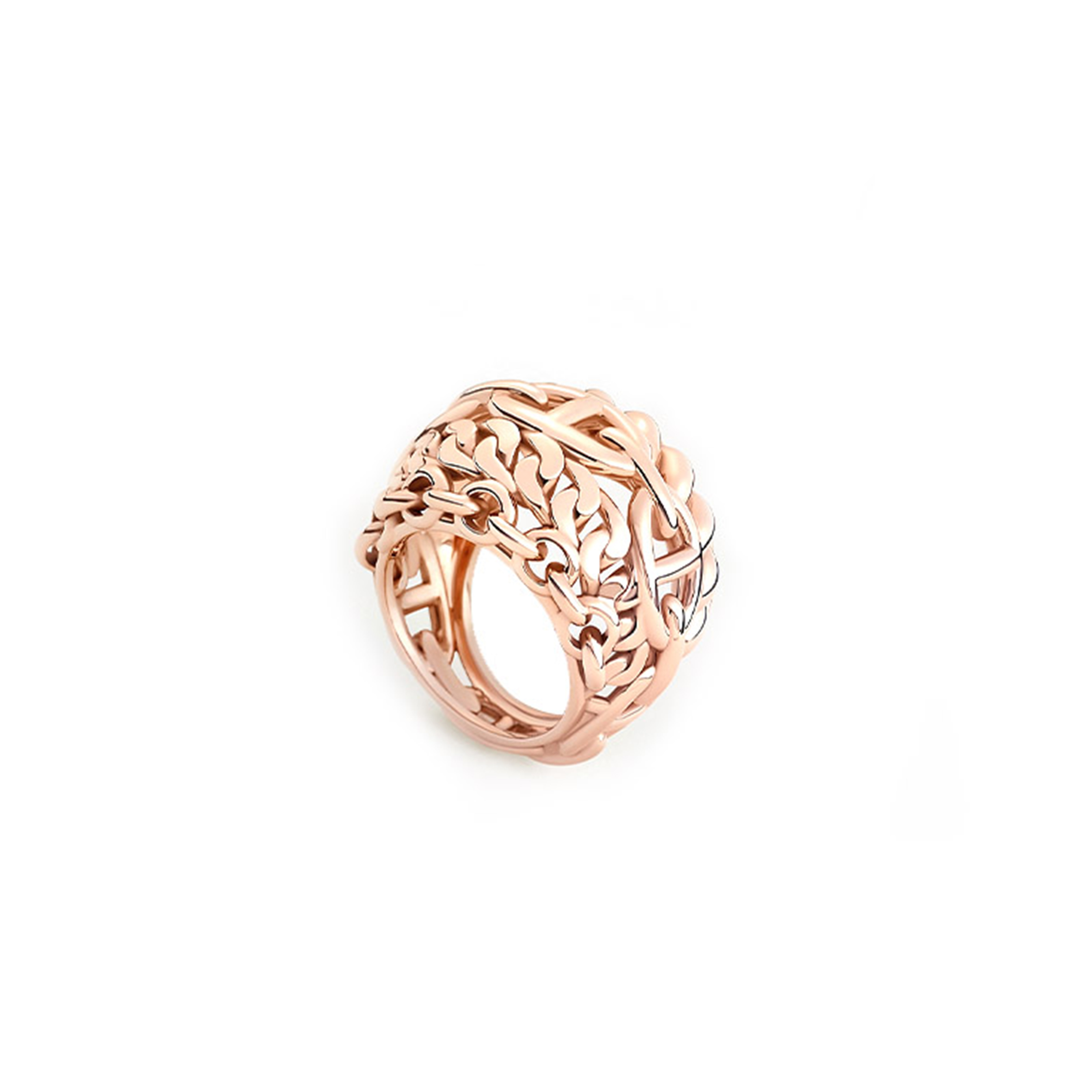 H**mes chaine d''ancre multichaines ring h124640b00054